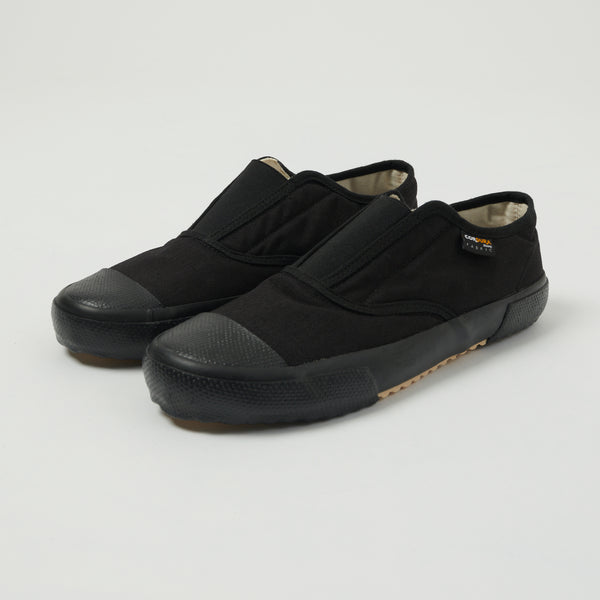 Reproduction of Found 1990's Italian Military Slip On Trainer - Black