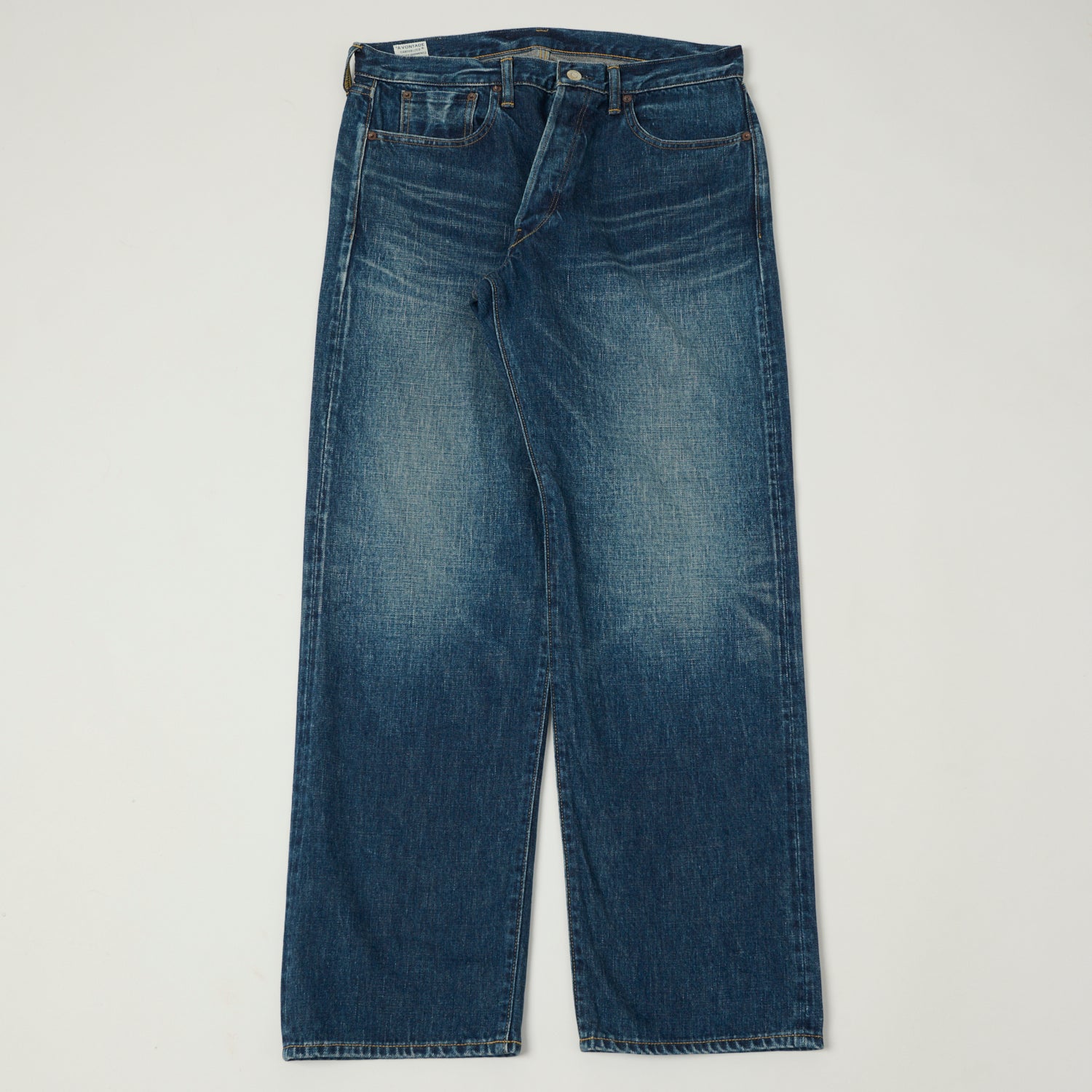 A Vontade 0102SXX Regular Straight Jean - Dark Blue Wash – SON OF