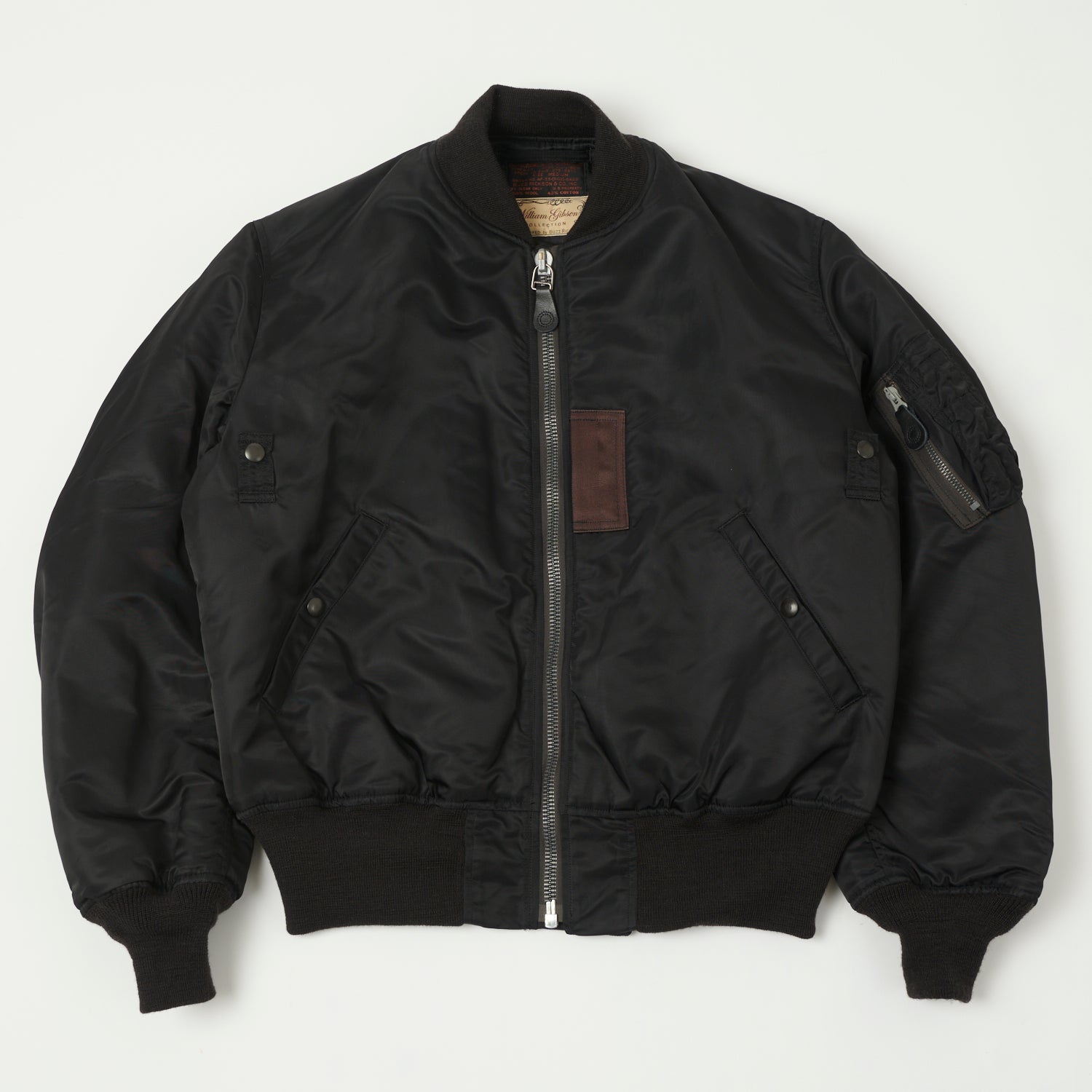 Buzz Rickson's X William Gibson Type MA-1 'Albert Turner & Co' Jacket -  Black