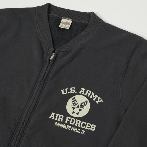 Buzz Rickson's U.S. Army Air Forces Zip Sweatshirt - Black