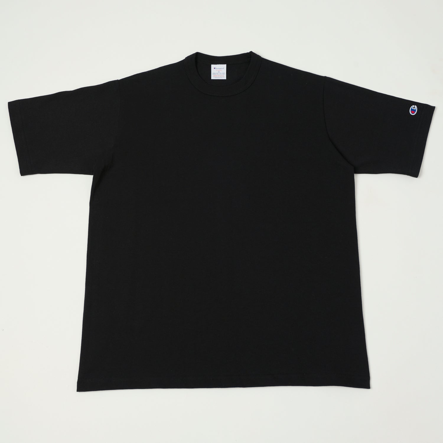 Champion Made in USA Crewneck Tee - Black – SON OF A STAG Champion Made in USA Crewneck Tee - Black – SON OF A STAG