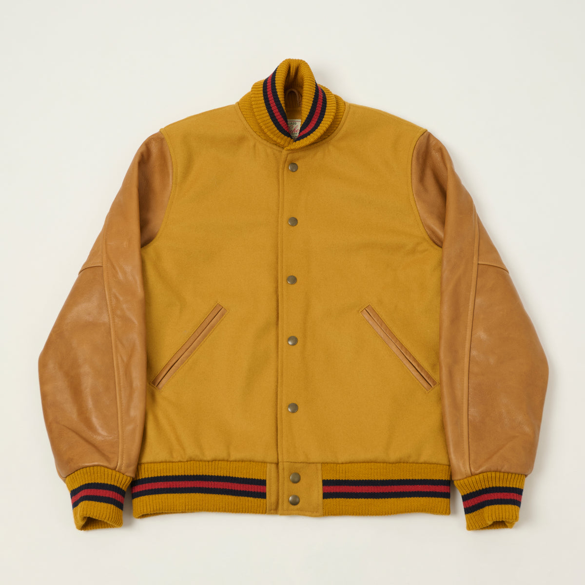 Dehen 1920 Varsity Jacket - Old Gold – SON OF A STAG