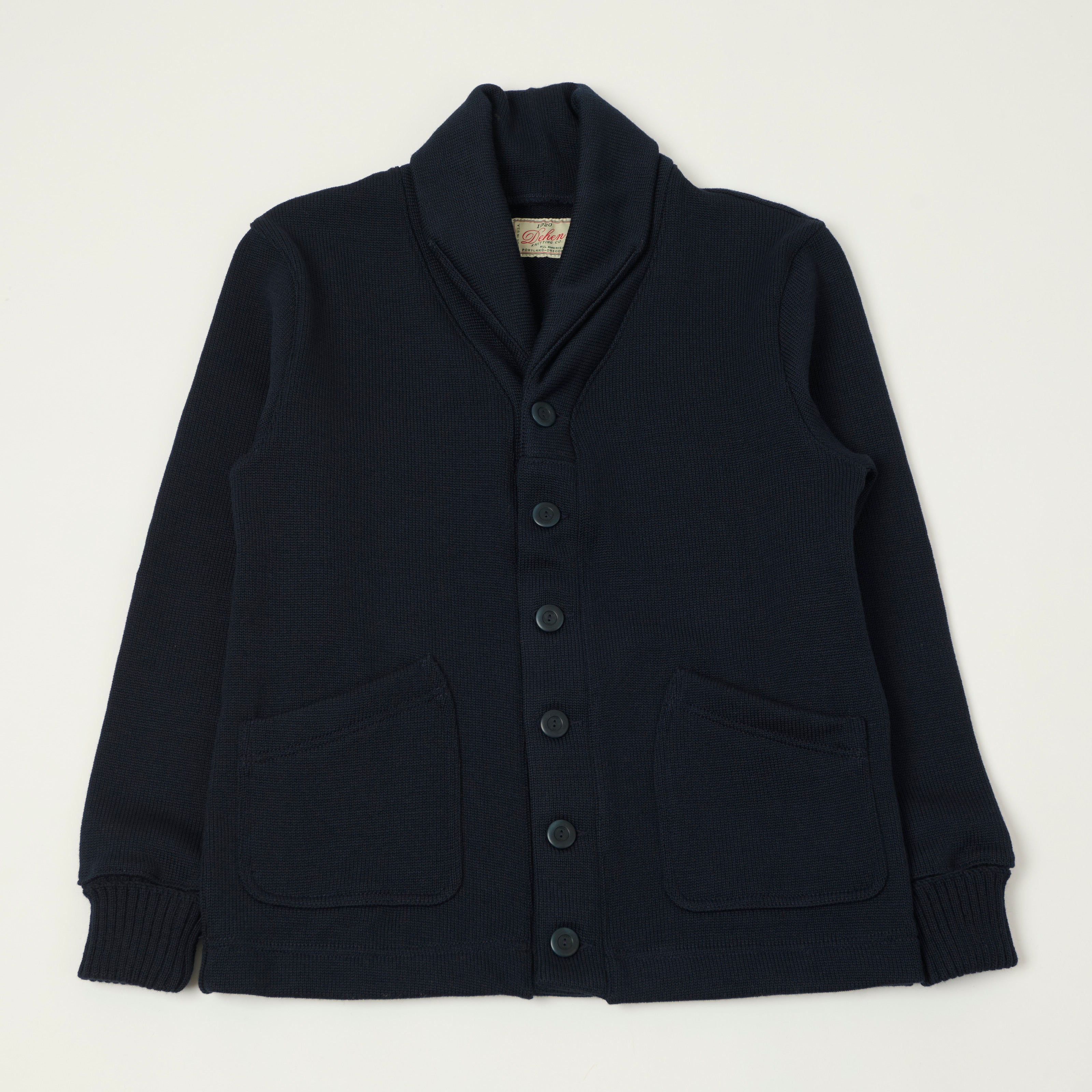 Dehen 1920 Shawl Sweater Coat 2.0 - Dark Navy – SON OF A STAG