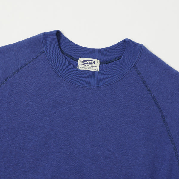 Denime Lot. 261 4-Needle Raglan Sweatshirt - Blue
