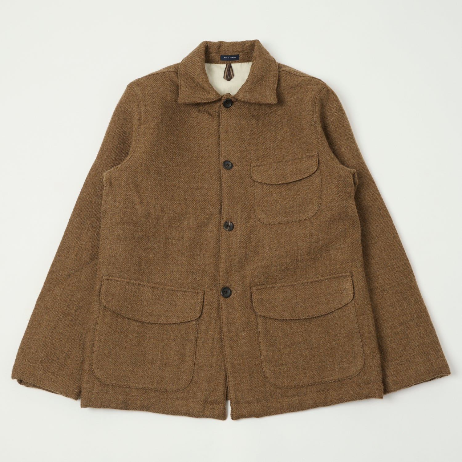 Drake's Wool Chore Jacket Brown – SON OF A STAG