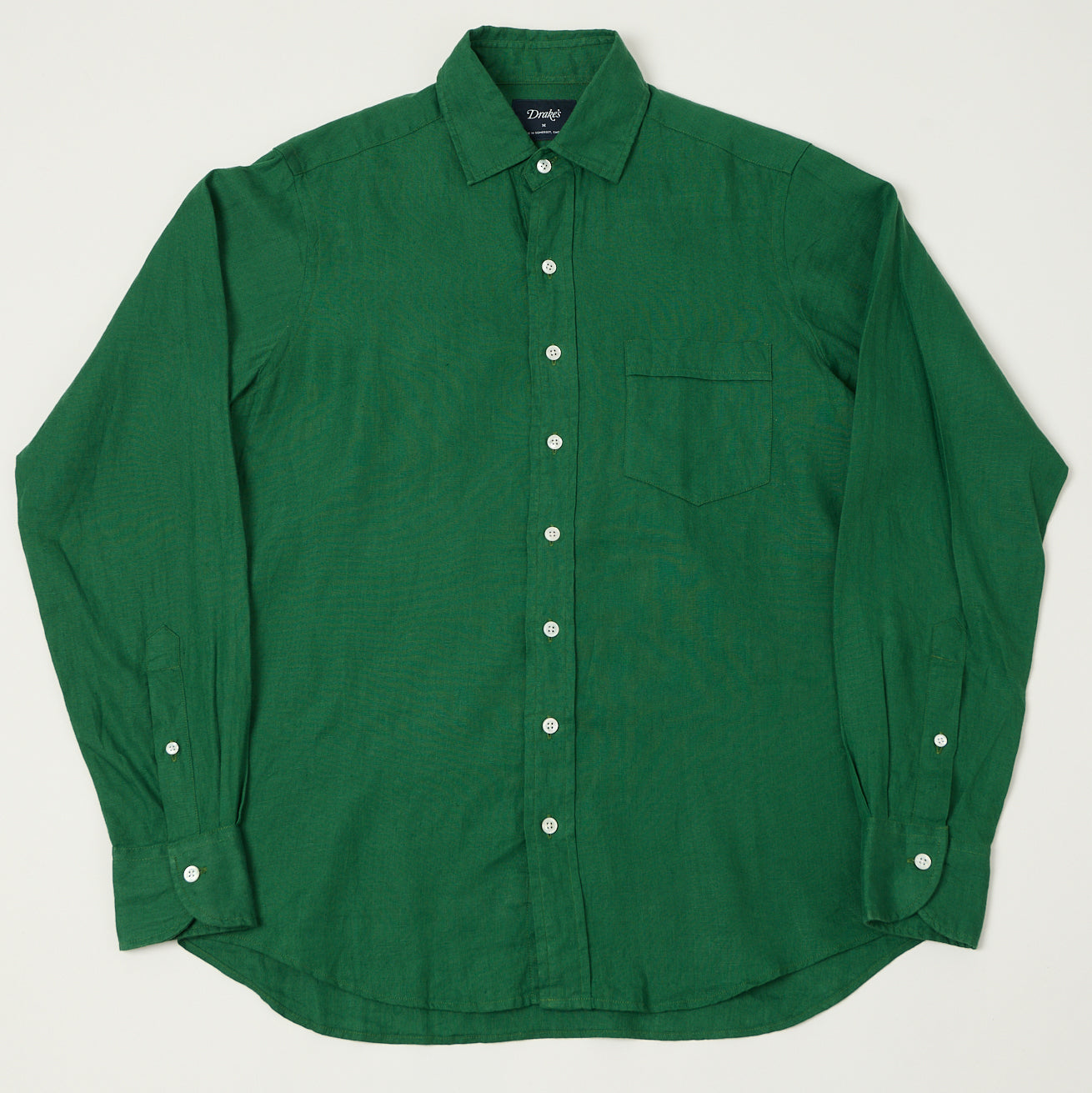 Drake's Linen Summer Shirt - Forest Green – SON OF A STAG