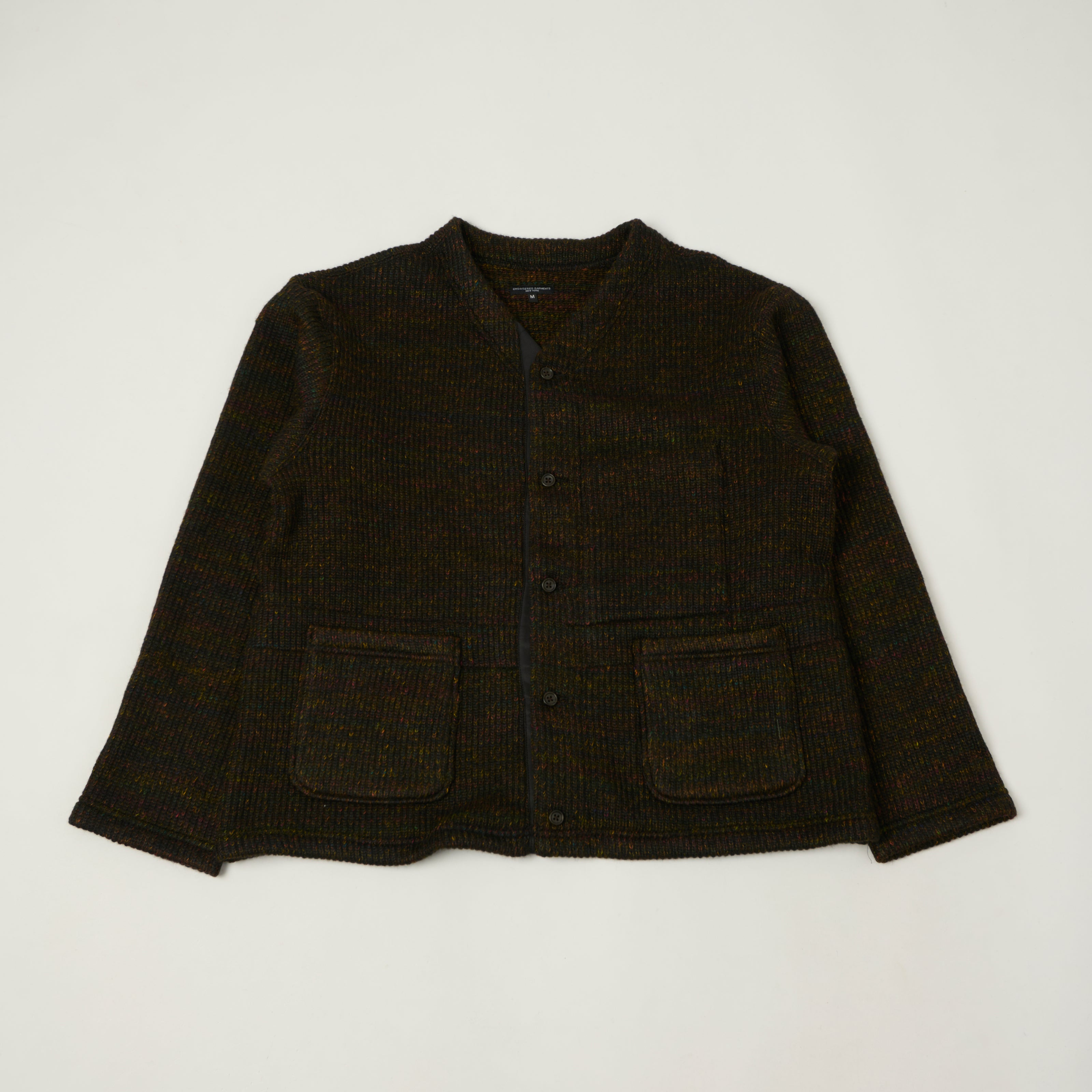 Engineered Garments Heavyweight 'Nep Knit' Cardigan - Brown – SON