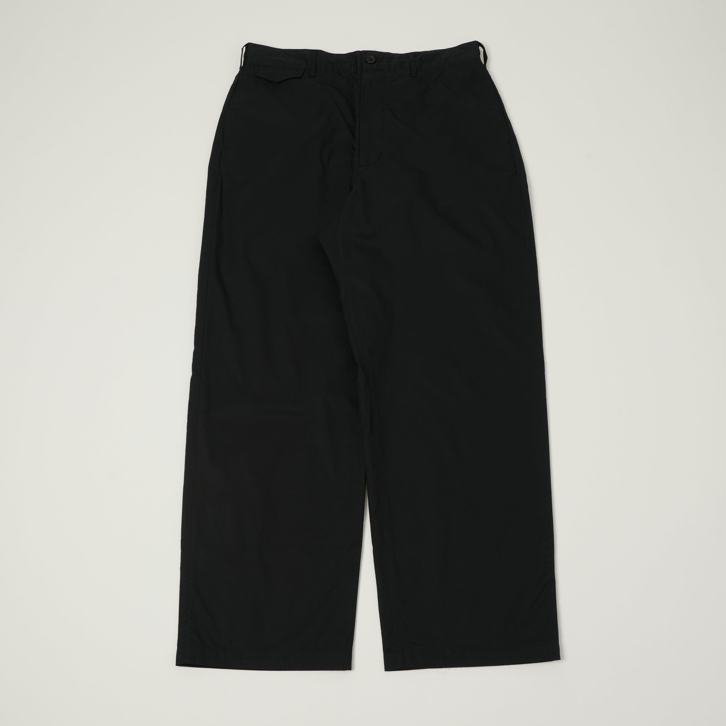 パンツ Engineered Garments 8oz S size Engineered Garments 'Officer' Poplin Twill Trouser - Black – SON