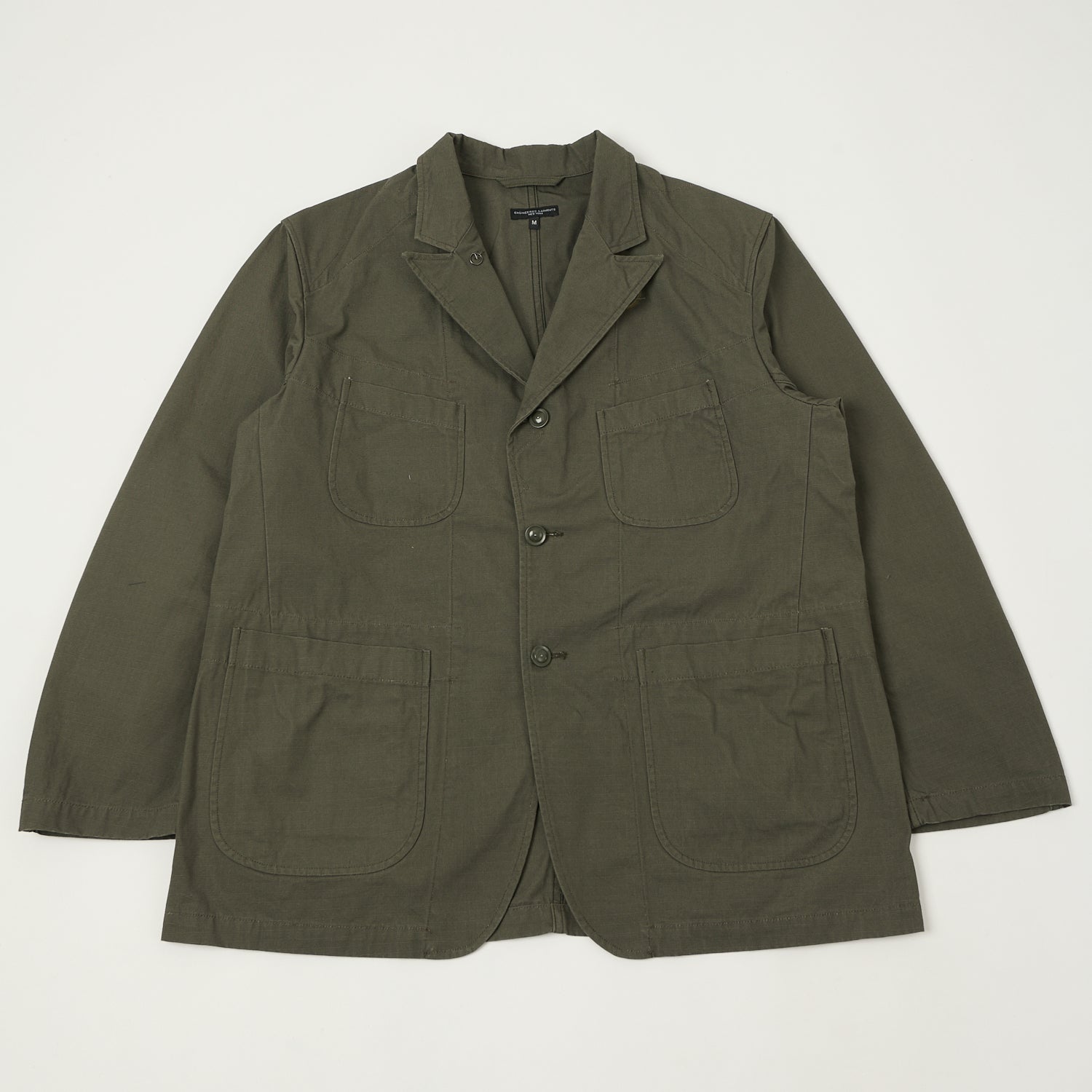 未使用　Bedford jacket ripstop olive Sサイズ Engineered Garments Bedford Jacket Olive Cotton Ripstop