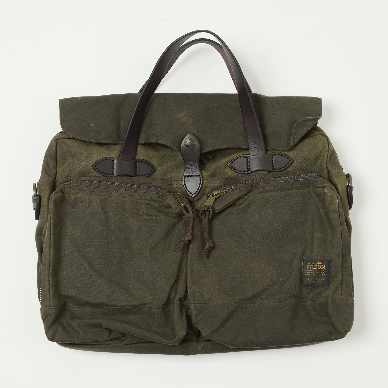 Filson 24-Hour Tin Cloth Briefcase - Otter Green – SON OF A STAG
