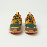 Flower Mountain Yamano 3 Suede/Nylon Sneaker - Taupe/Green/Ocra