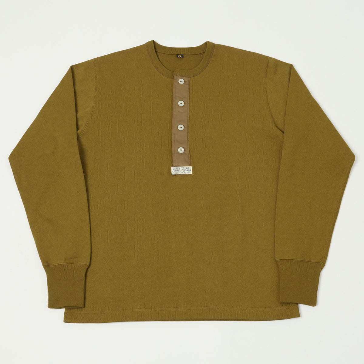 Freewheelers & Co Power Wear Long Sleeve Henley - Olive Drab – SON 