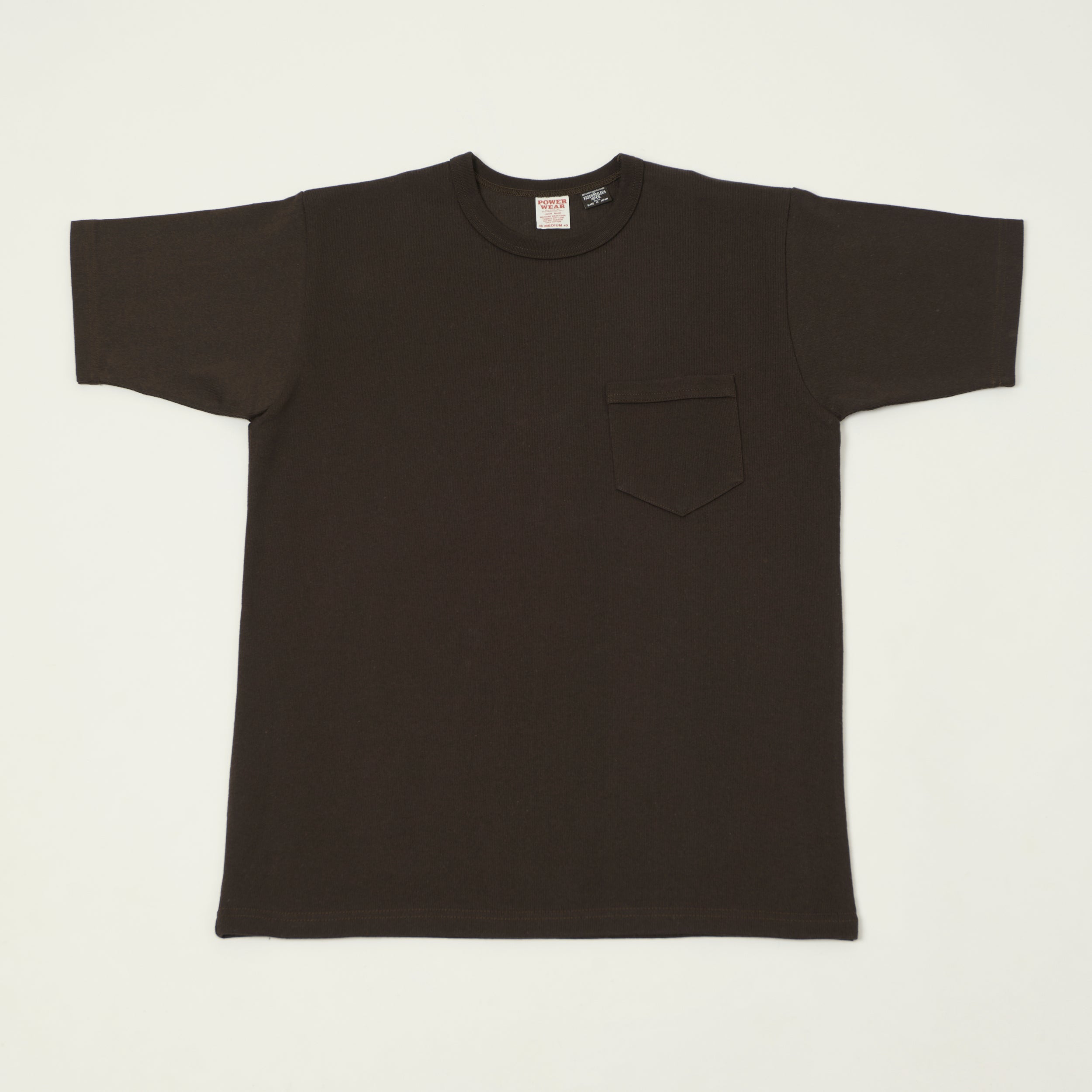新品 FREEWHEELERS POWER WEAR Tシャツ 38 Freewheelers & Co Power Wear Short Sleeve Pocket T-Shirt - Jet