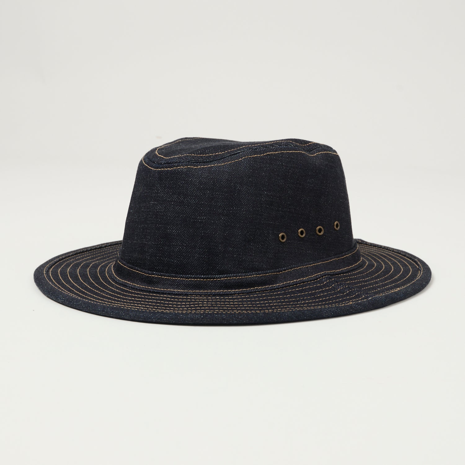 Freewheelers & Co Great Lakes 'Smokey Bear' Woodsman Hat - Indigo