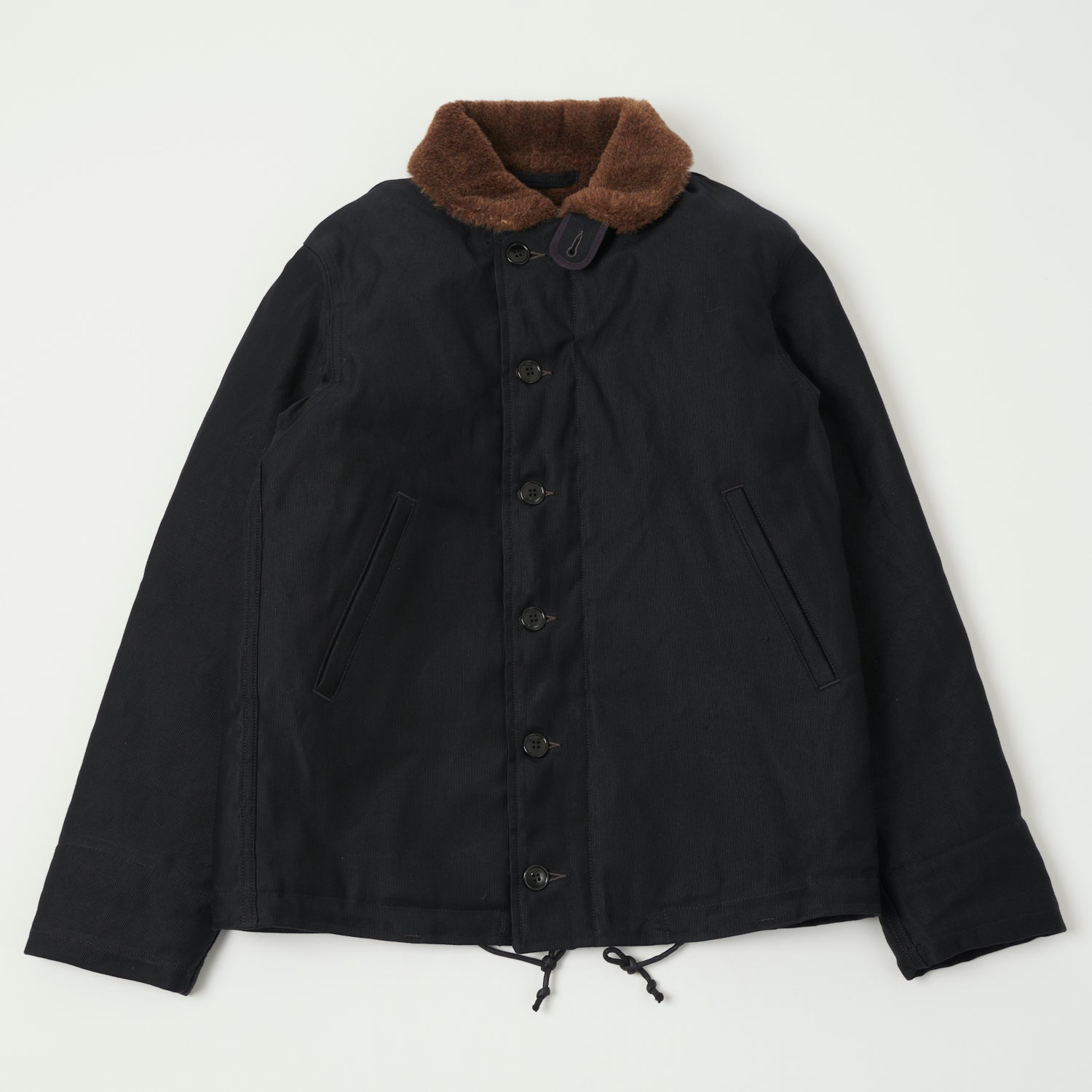 フリーホイーラーズ FREEWHEELERS N-1 DARK NAVY 38 Freewheelers & Co 1940's Type N-1 Deck Jacket - Dark Navy – SON OF