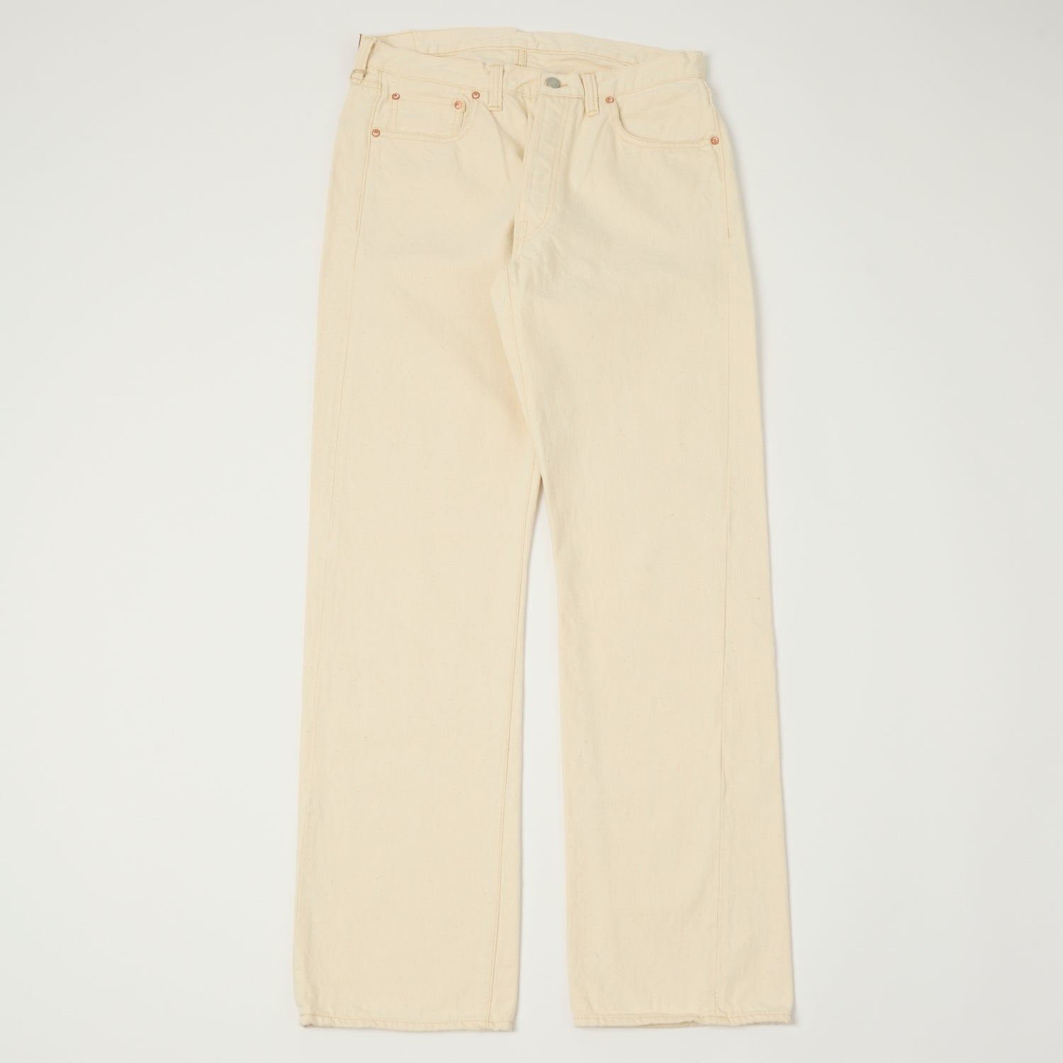 FULLCOUNT 1101 13.7oz Loose Straight Jean - Ecru One Wash – SON OF