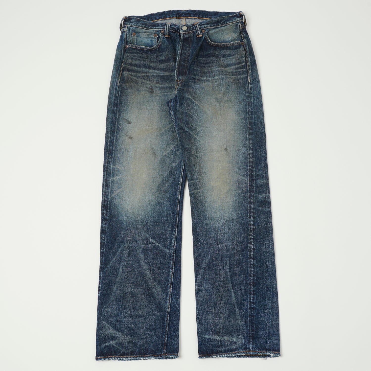 FULLCOUNT 0105XX 15.5oz Wide Straight Jean - 'Fear of the Dark