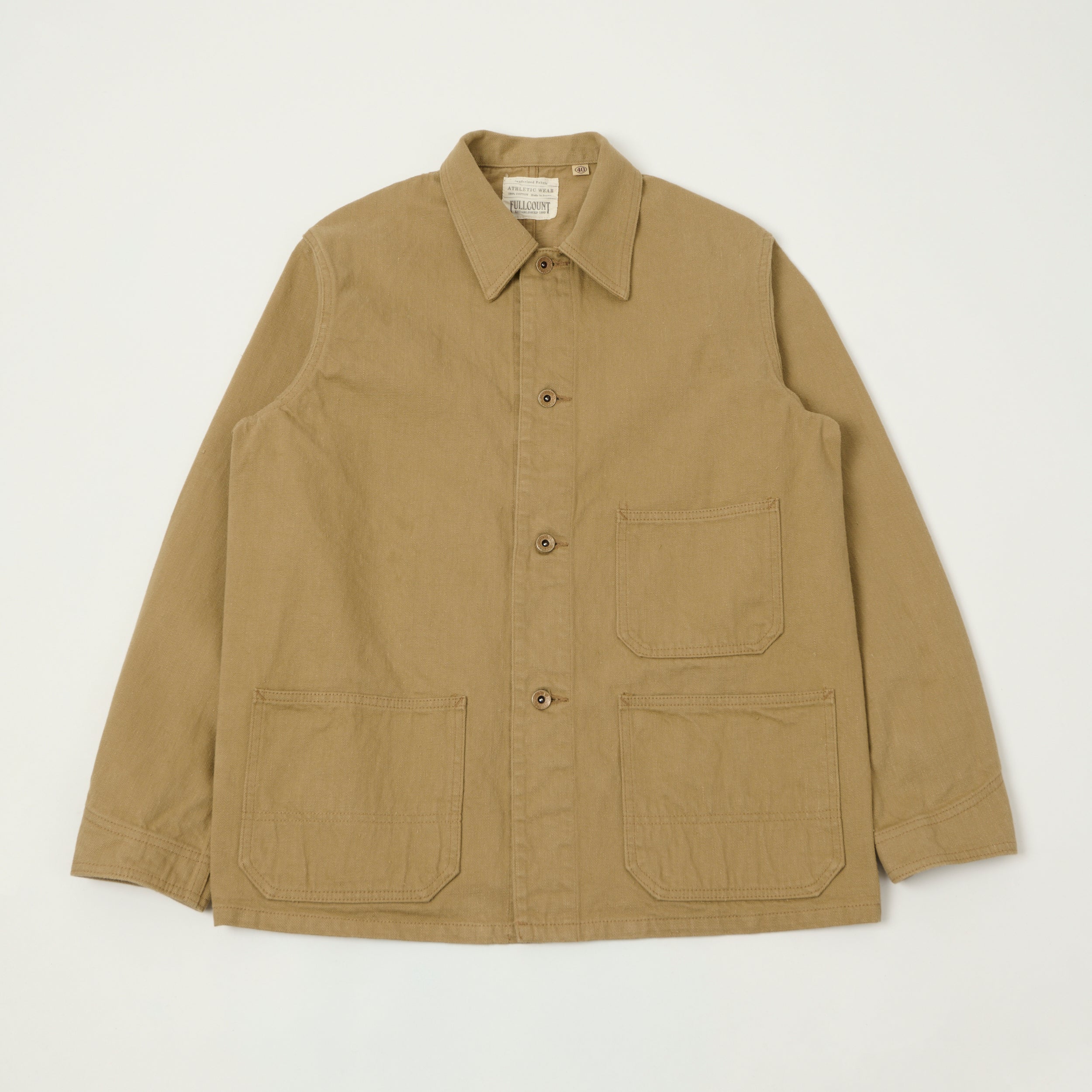 FULLCOUNT 2015 Denim Chore Jacket - Beige – SON OF A STAG
