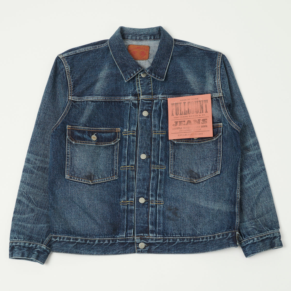 FULLCOUNT 2102XX 15.5oz Type II Denim Jacket - 