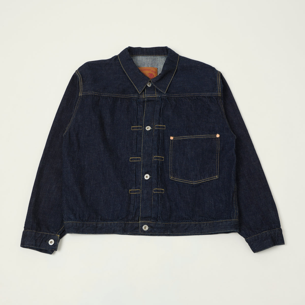 FULLCOUNT 2107 11.5oz WWII Model Type I Denim Jacket - One Wash 