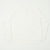 Full Count 4900 Stand Collar Pullover Shirt - White