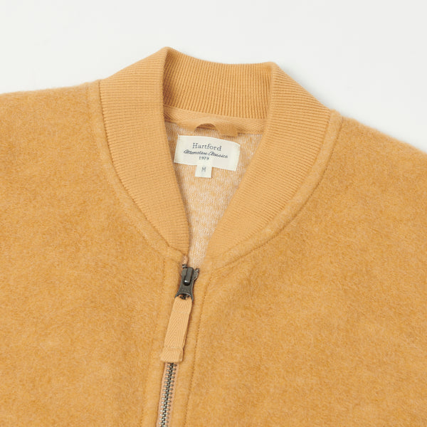 Hartford Knitted Wool Vest - Mustard
