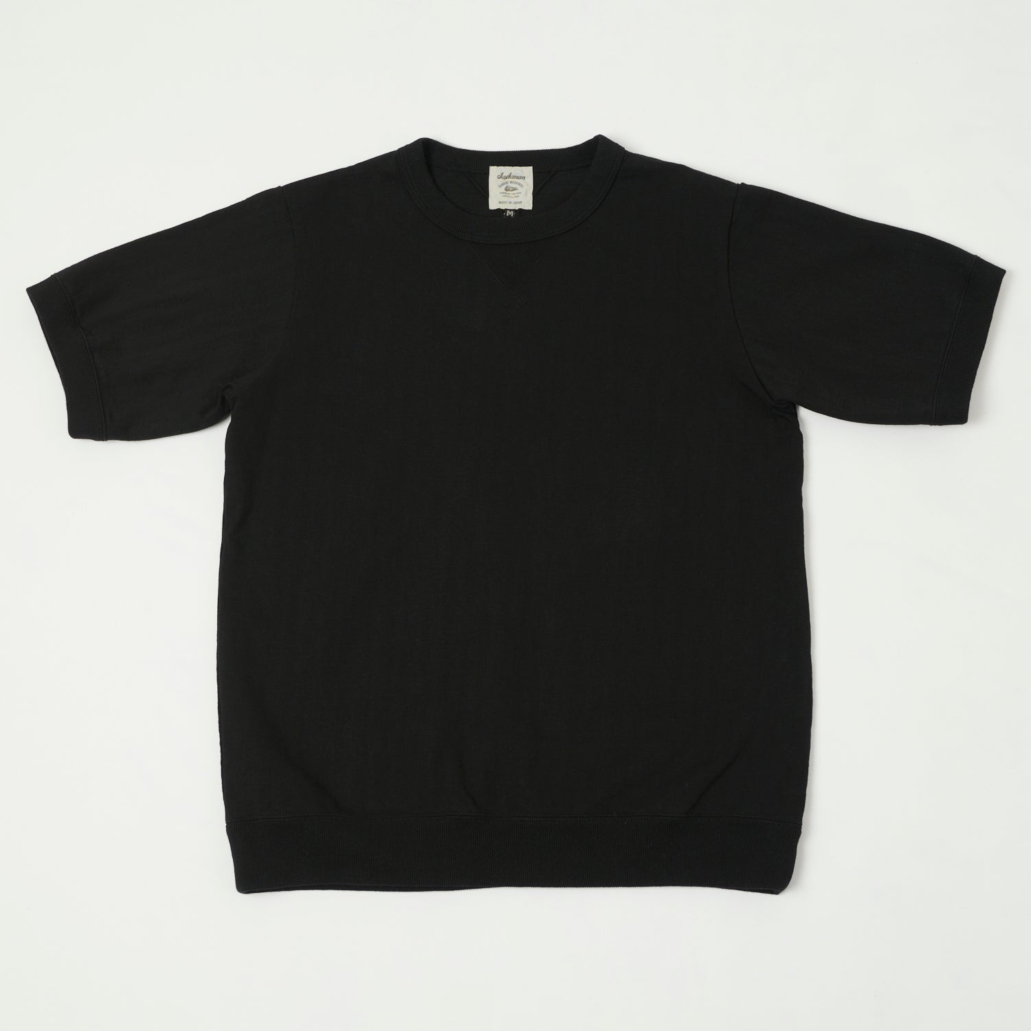 Jackman Dotsume Rib T-Shirt - Black – SON OF A STAG