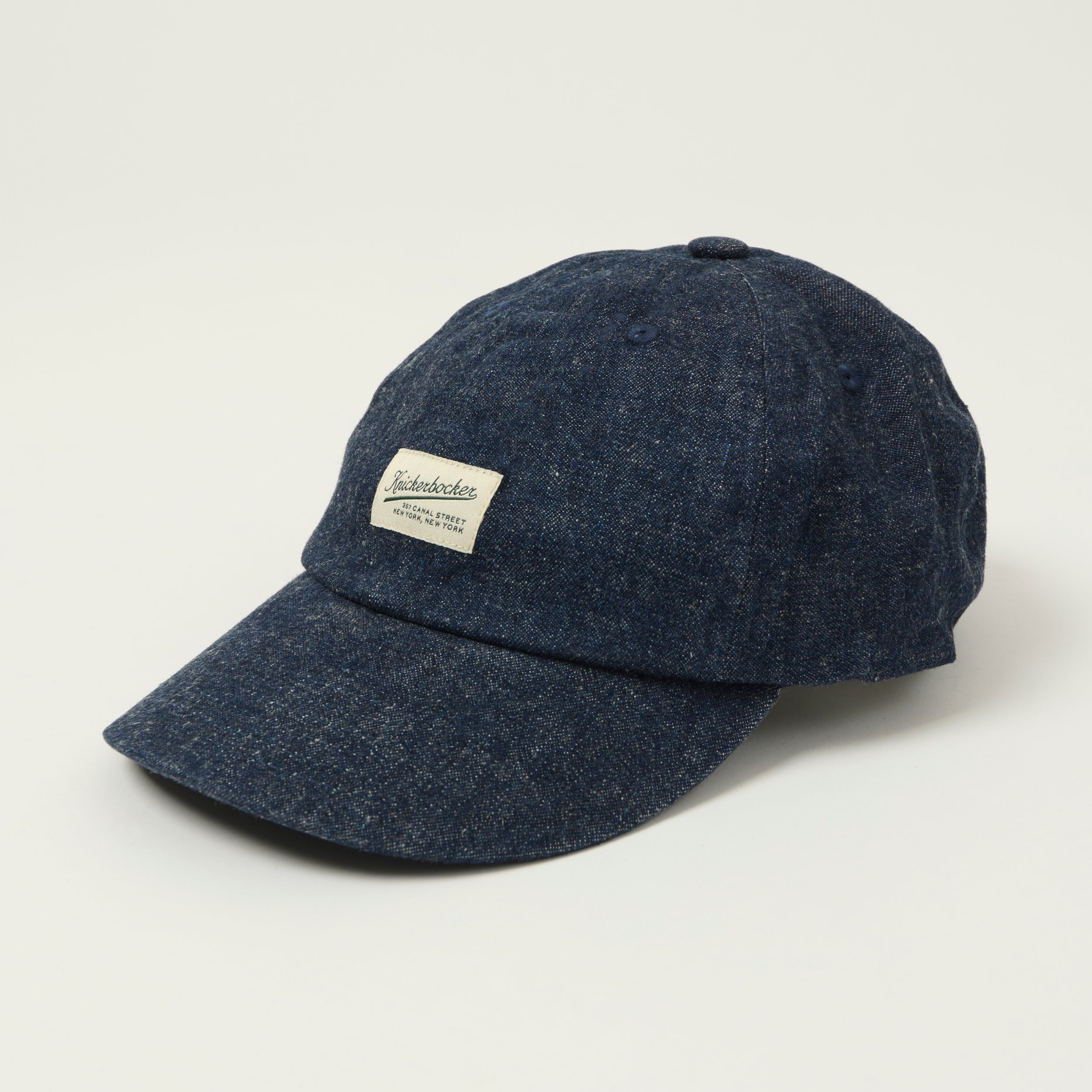Knickerbocker 'Pacific' Denim Cotton & Linen Cap - Indigo – SON OF