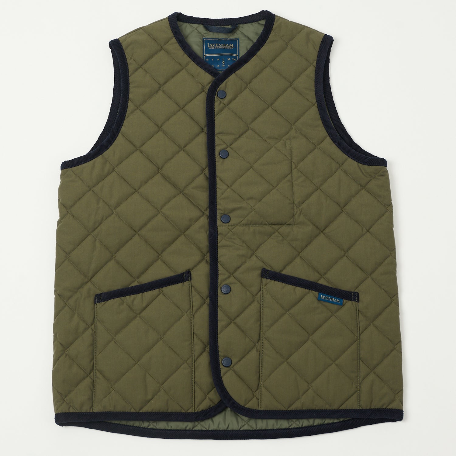Lavenham Thornham Gilet - Olive Green – SON OF A STAG