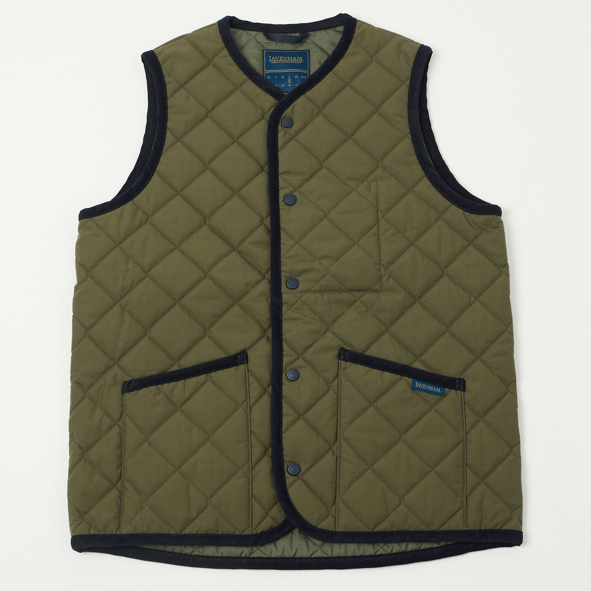 Lavenham Thornham Gilet - Olive Green – SON OF A STAG