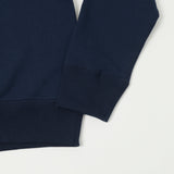 Merz b. Schwanen 342Z Half Zip Sweatshirt - Ink Blue