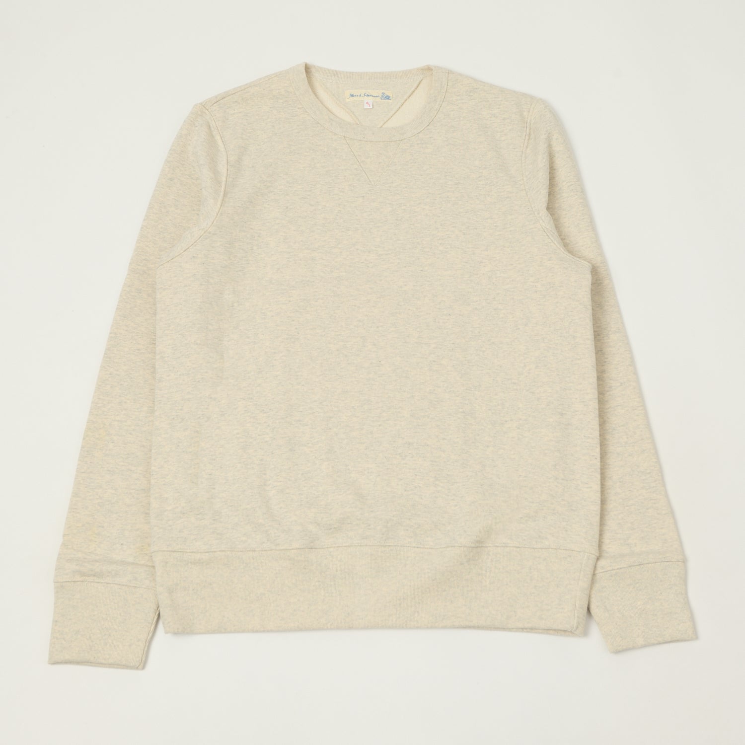 Merz b. Schwanen 346 Classic Sweatshirt - Nature Melange – SON OF