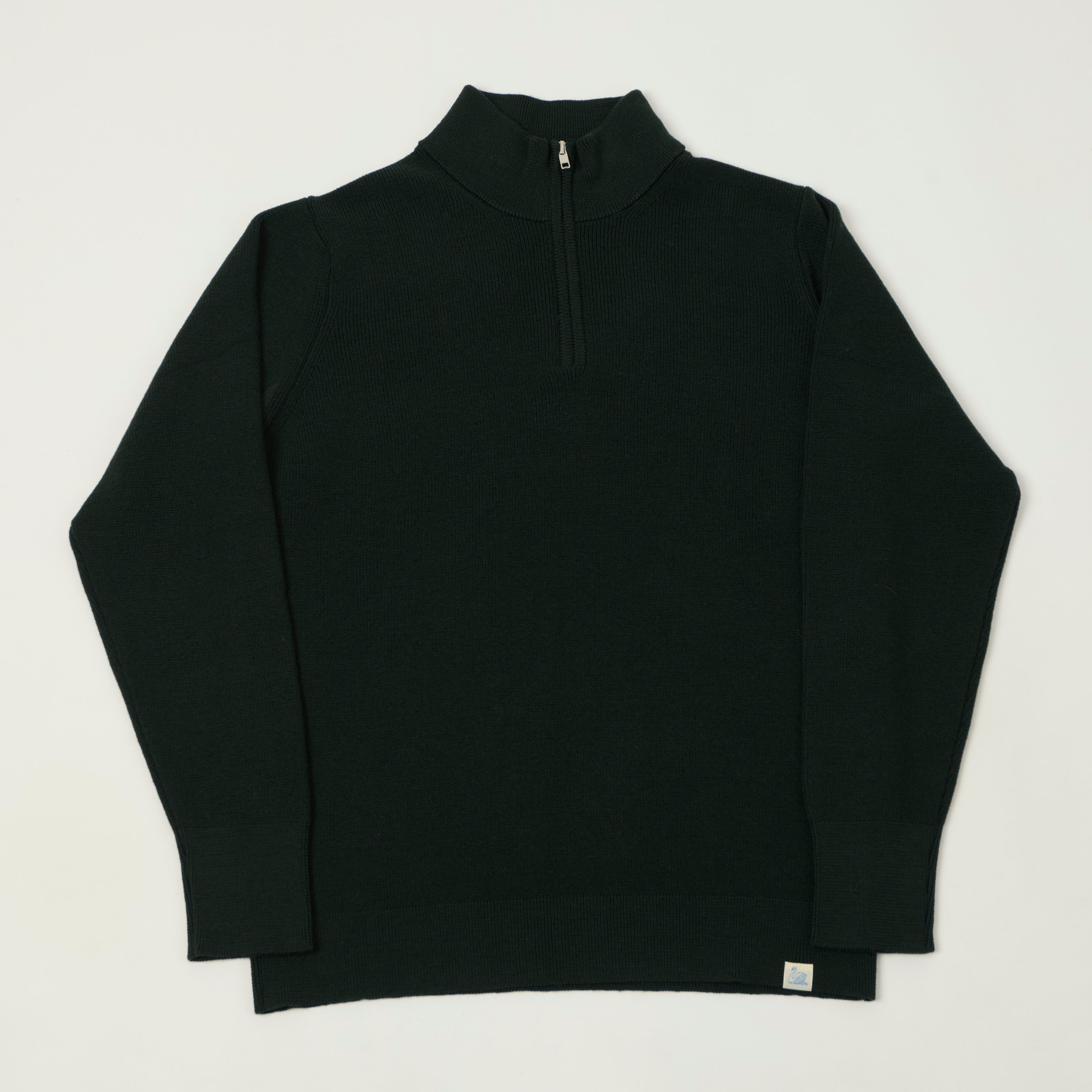 Merz b. Schwanen 'Good Basics' Merino Wool Quarter Zip Sweater
