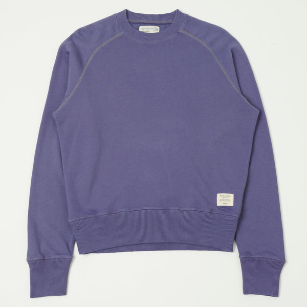 Merz b. Schwanen RGSW01 Raglan Sweatshirt - Purple Blue