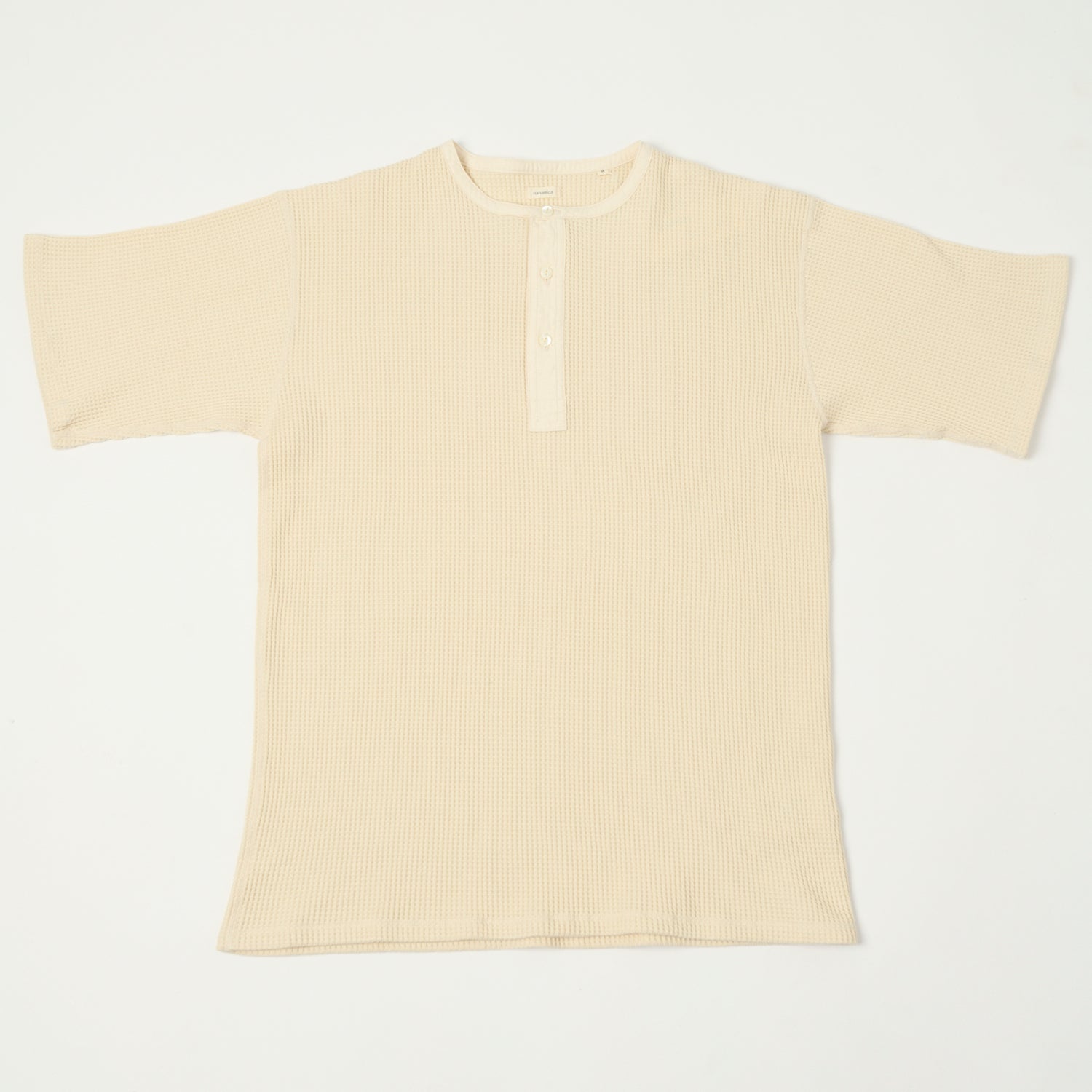 Nanamica Henley Neck Thermal T-Shirt - Natural – SON OF A STAG