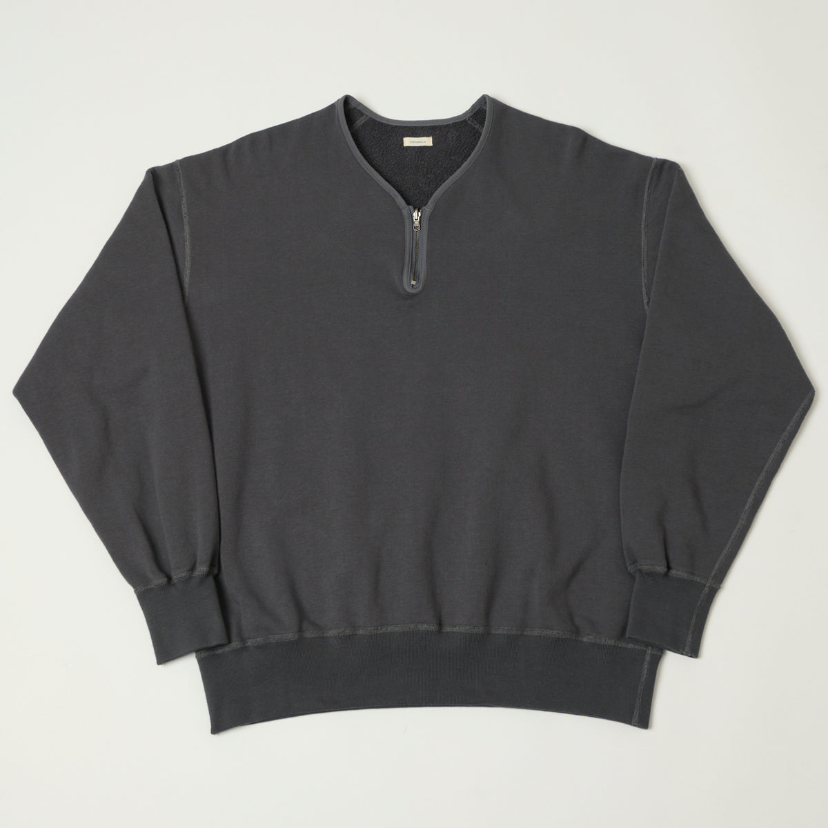 Nanamica Reversible Half Zip Sweatshirt - Charcoal Gray – SON OF A 