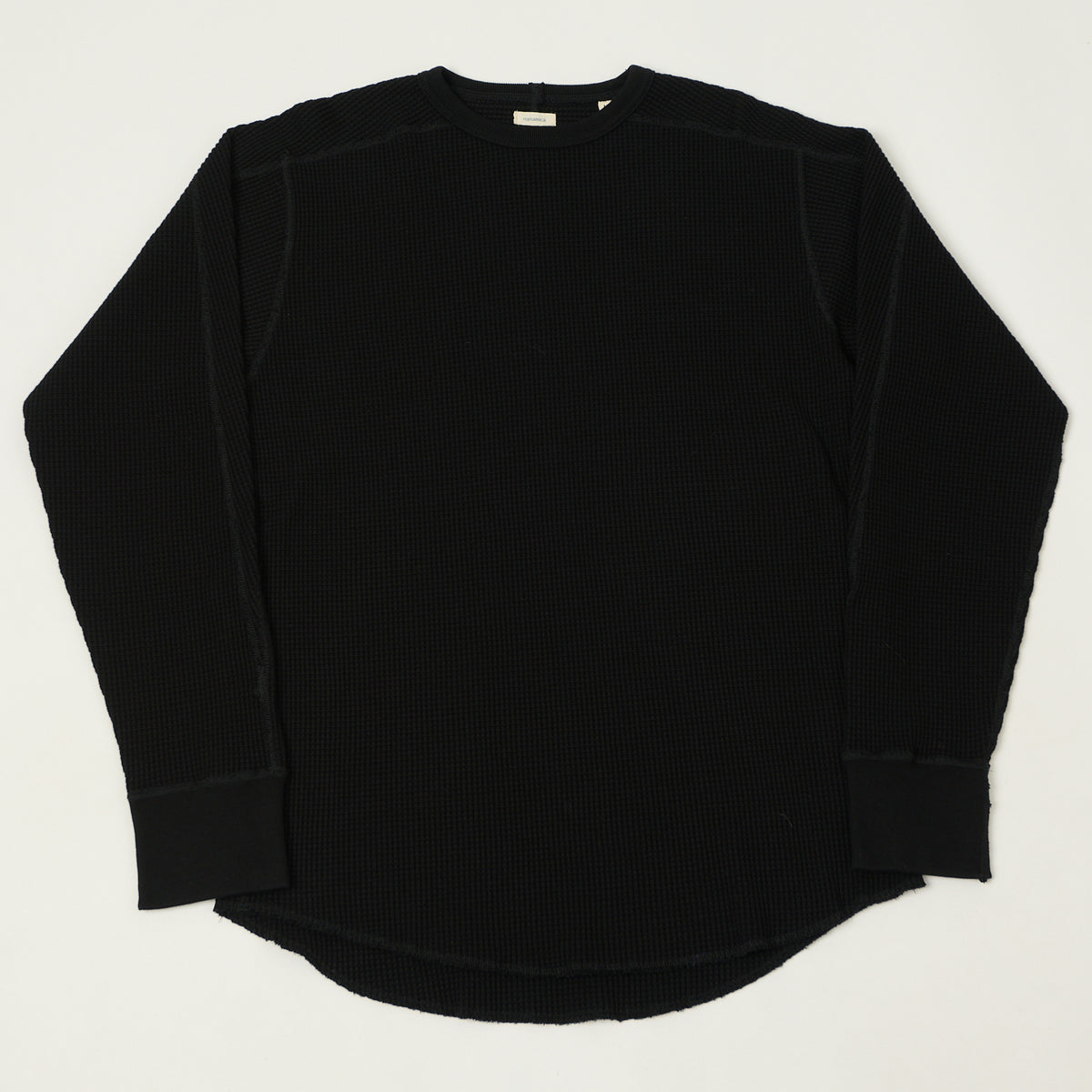 Nanamica Waffle Knit Long Sleeve Thermal - Black – SON OF A STAG