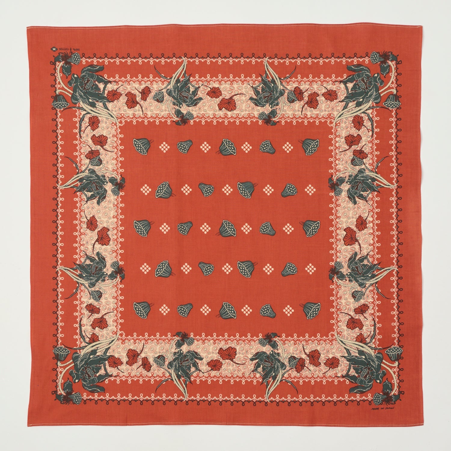 One Ear Brand 'Dead Lotus' Bandana - Molten – SON OF A STAG