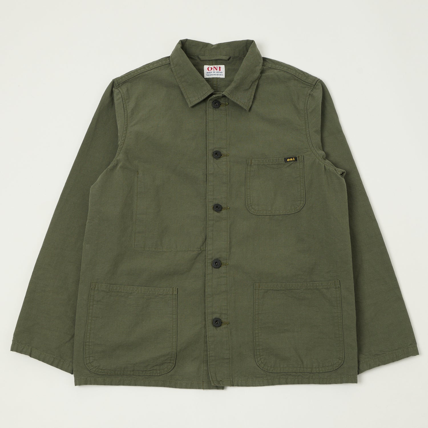 ONI Denim 03500-8GG 8oz 'Beta Chambray' Coverall Jacket - Green