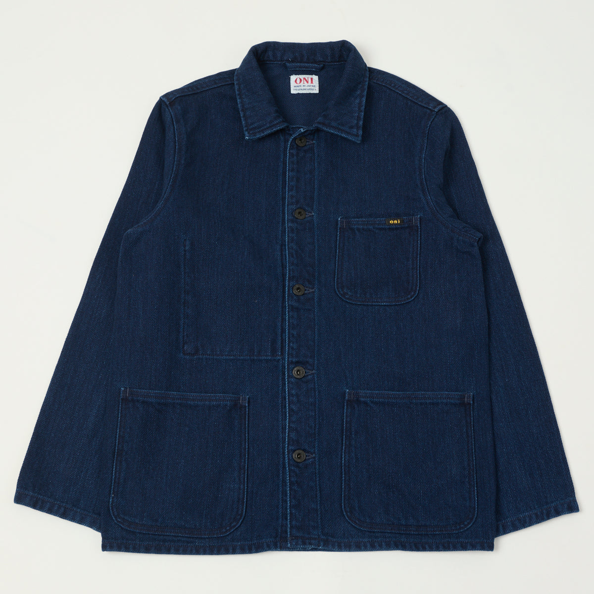 ONI Denim 03501 Indigo Dobby Twill Coverall Jacket - Indigo – SON 