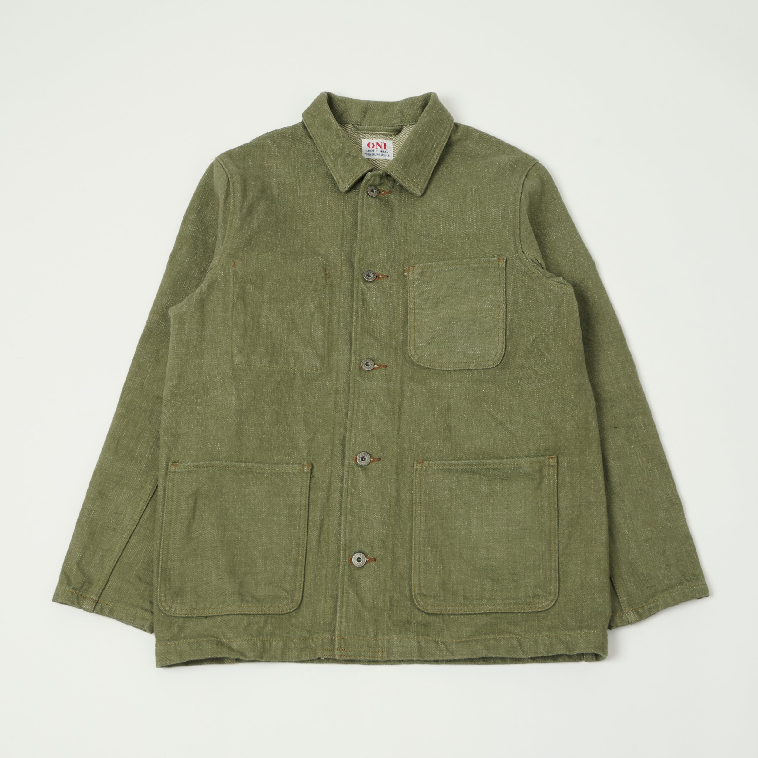 ONI Denim 03502-OLD18 18oz Coverall Jacket - Olive – SON OF A STAG