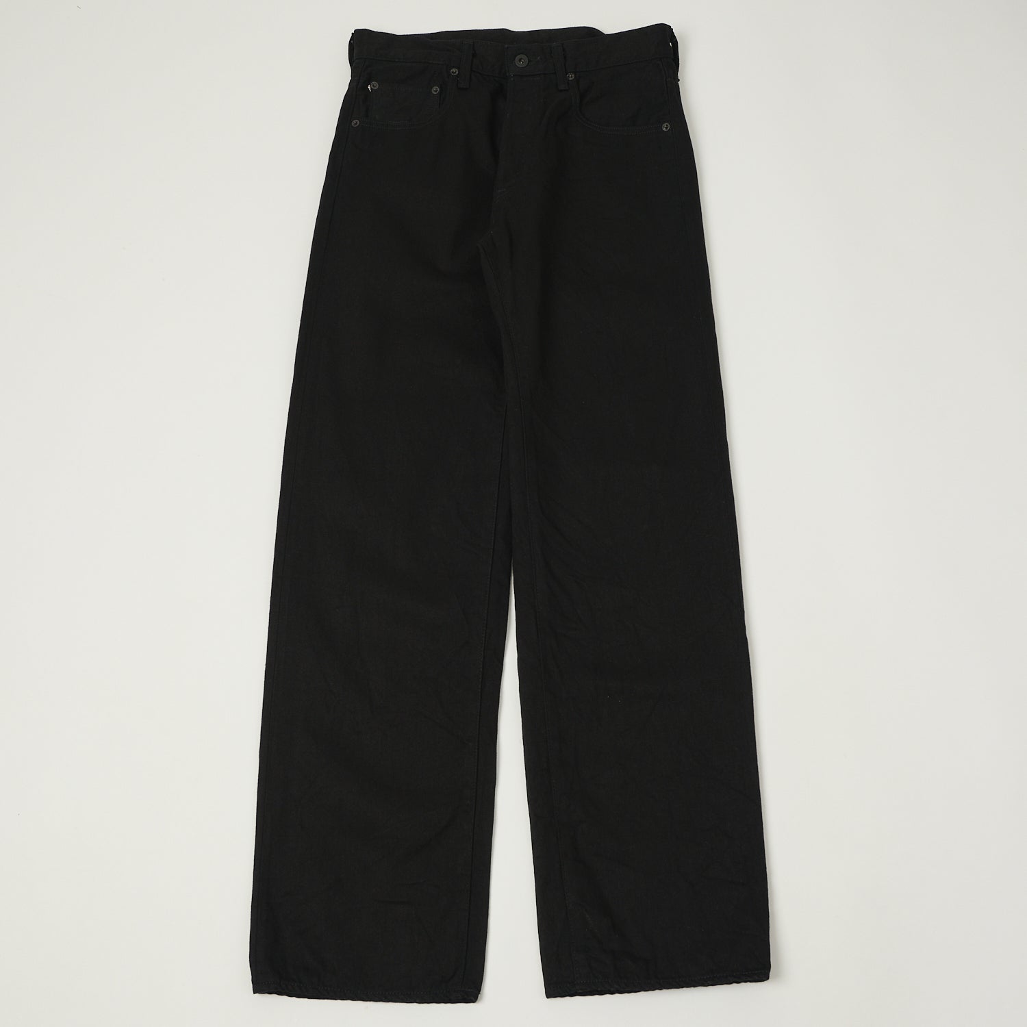 ONI Denim 200-13BK 13oz Wide Straight Jean - Black One Wash – SON