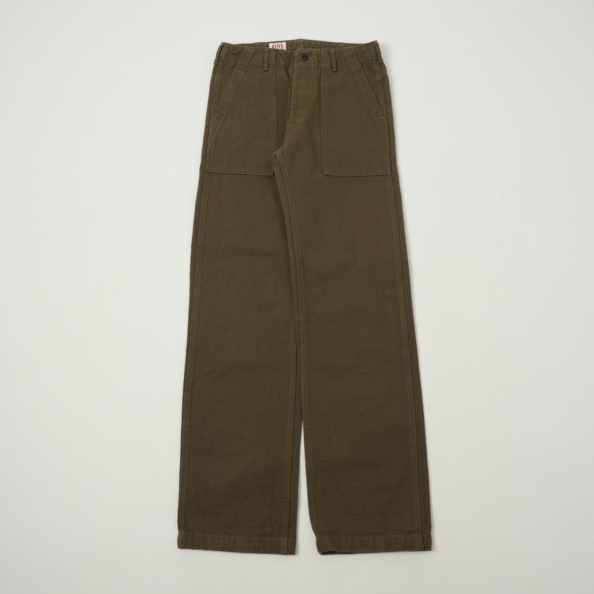 ONI Denim 207HOX-OLB 13oz Sulfur Dyed Canvas Baker Trousers 