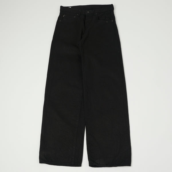 ONI 242-13BK 13oz Extra Wide Straight Jean - Black One Wash