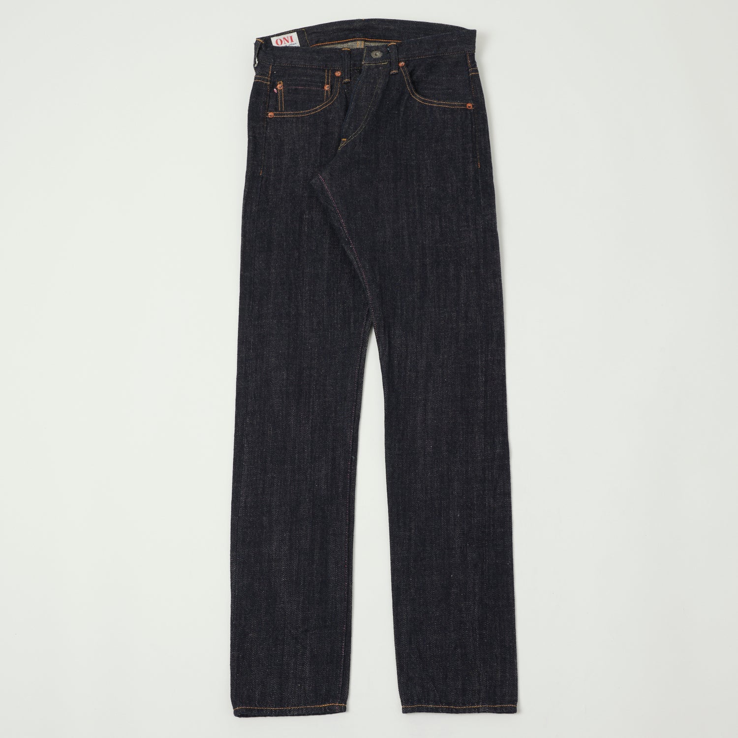 ONI Denim 689 Kiraku II 12oz Natural Indigo Slim Tapered Jean