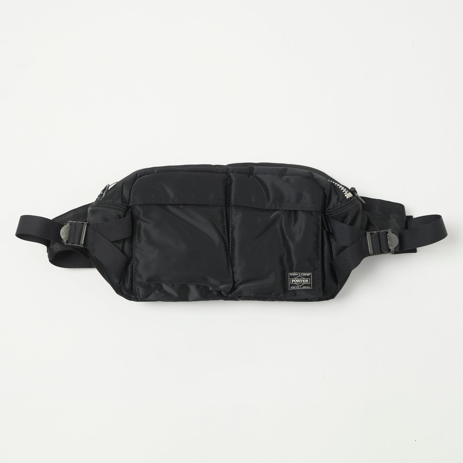 希少美品】 PORTER TANKER WAIST BAG Black-