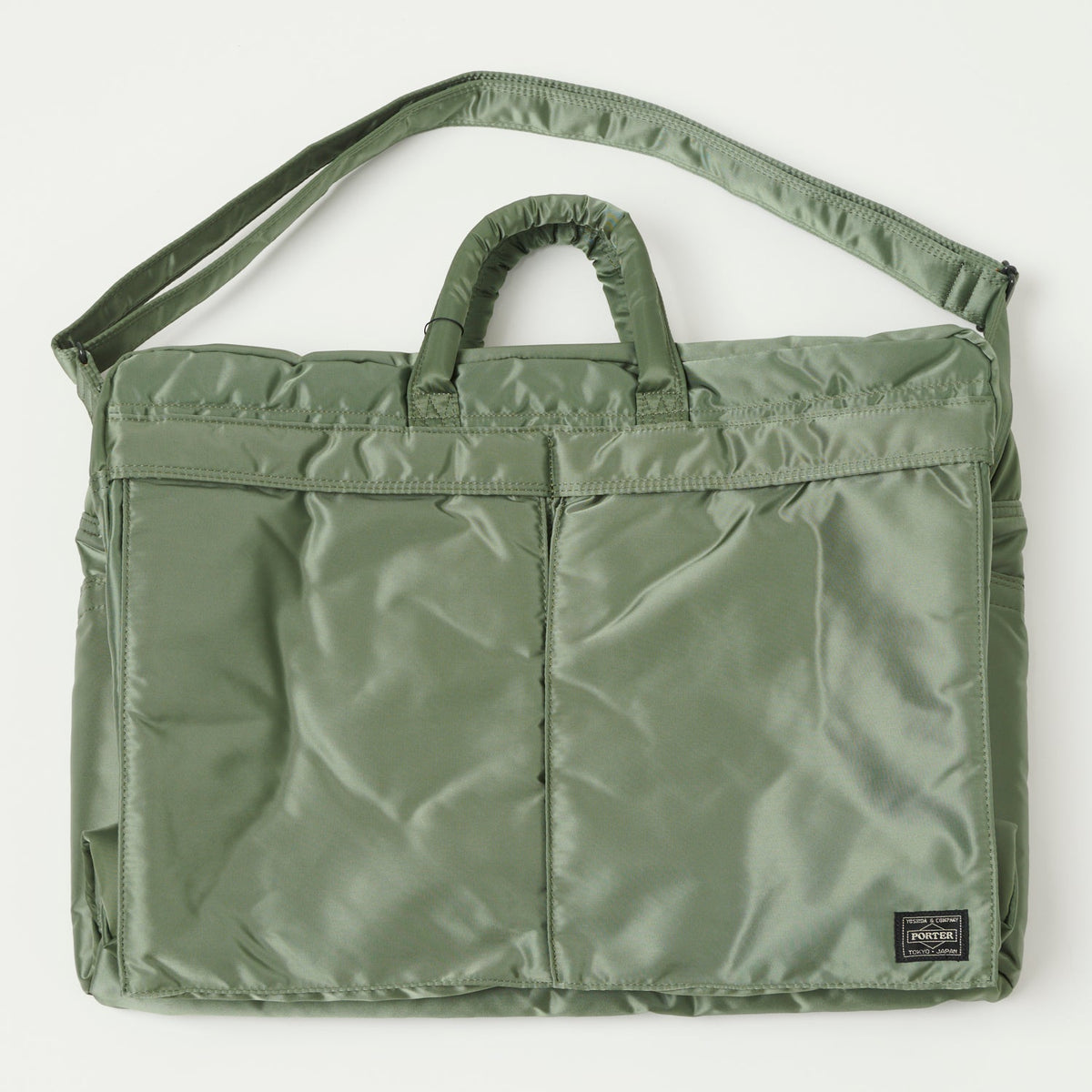 Porter-Yoshida & Co. Small 2-Way Boston Bag - Sage Green – SON OF 