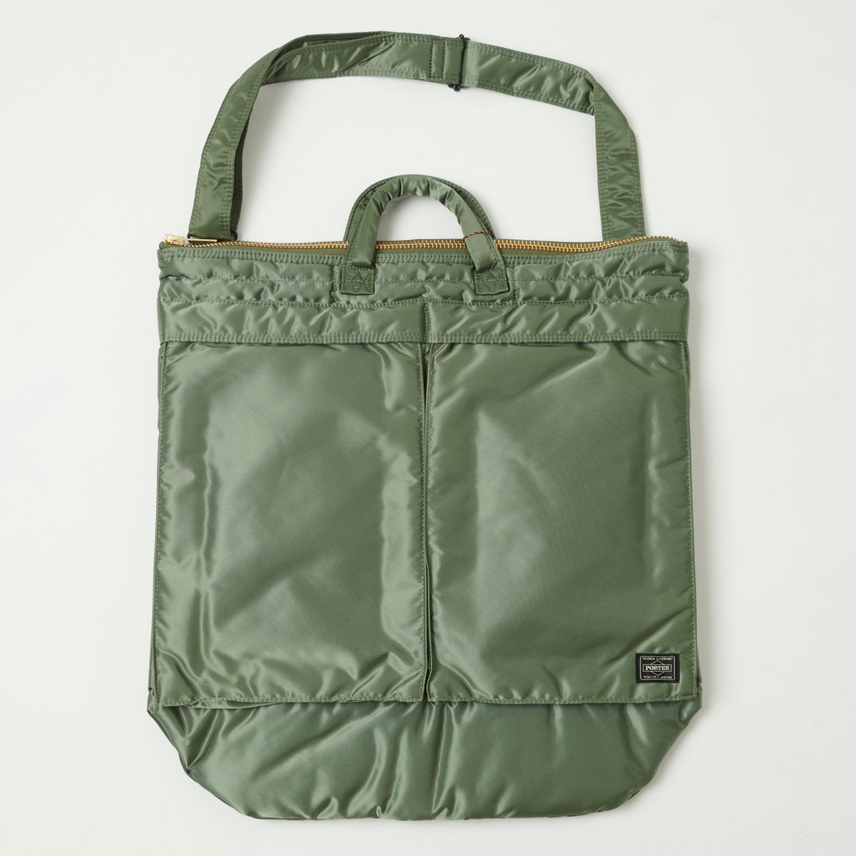 Porter-Yoshida & Co. Tanker 2-Way Helmet Bag - Sage Green – SON OF 