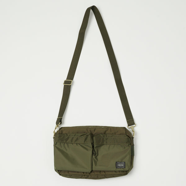 Porter-Yoshida & Co. Force Shoulder Bag (Small) - Olive Drab