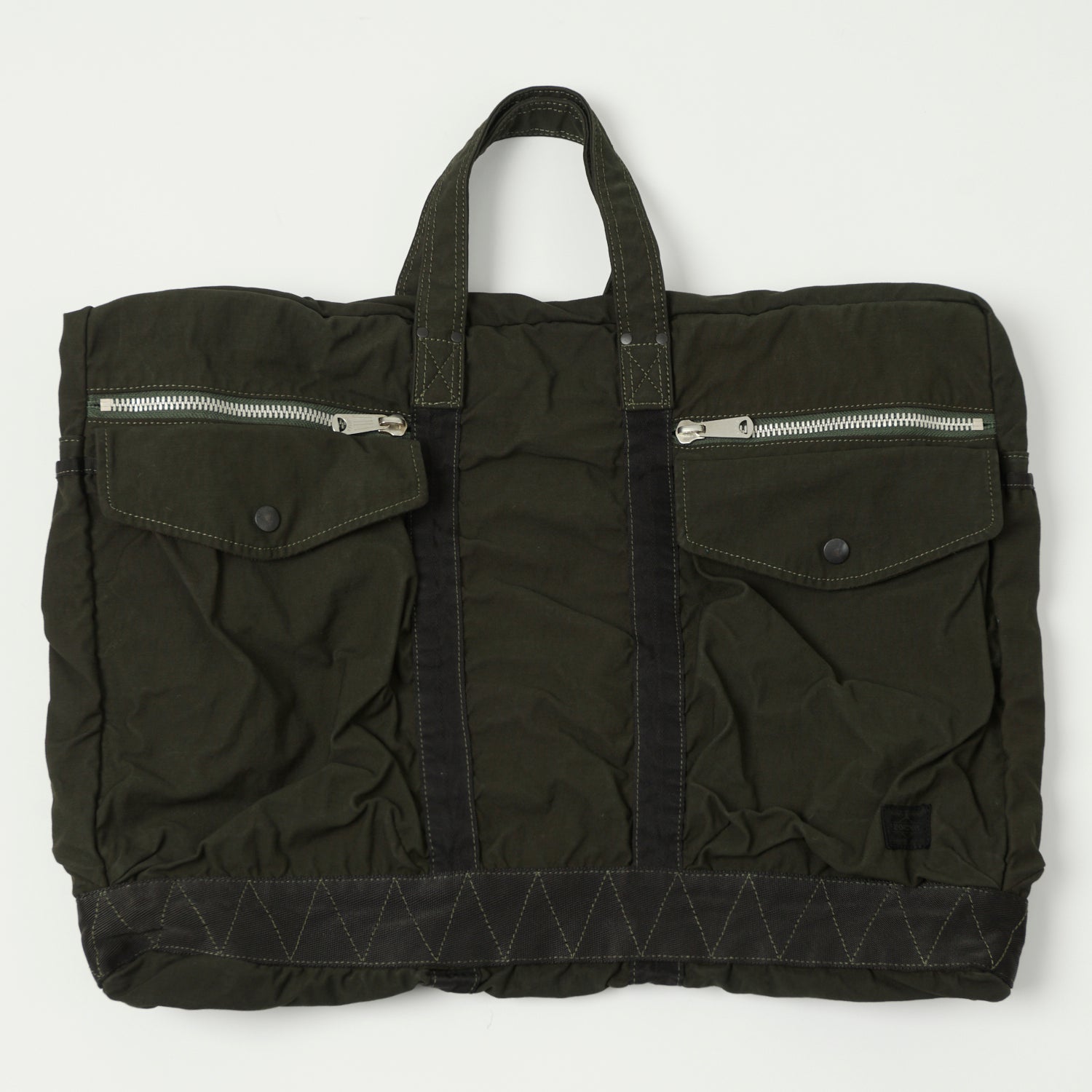 Porter-Yoshida & Co. Large Crag 2-Way Boston Bag - Khaki